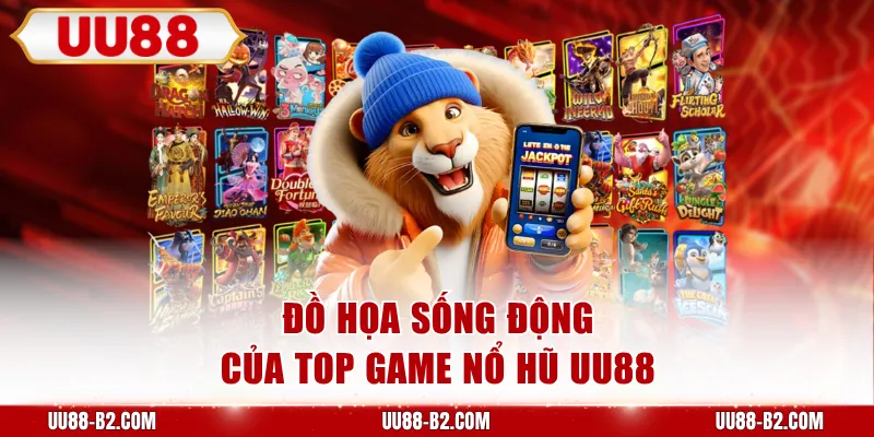 Đồ họa sống động của top game nổ hũ UU88